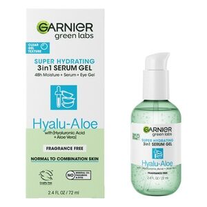 Garnier Green Labs Super Hydrating 3 in 1 Hyalu Aloe Serum Gel, 2.4 fl oz